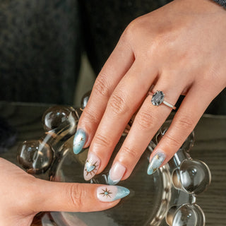 black diamond ring