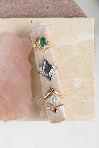 salt and pepper diamond ring