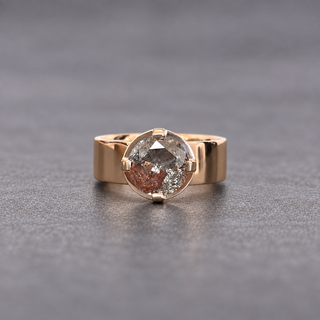 Custom Cepheus-Tulip Bezel Jane Engagement Ring