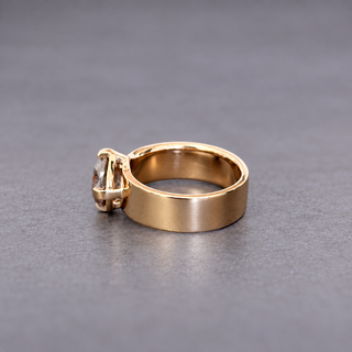 Custom Cepheus-Tulip Bezel Jane Engagement Ring