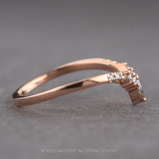 Raelynn Wedding Ring, Salt and Pepper Marquise, 11 Diamond