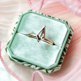 Custom Bezel Jane Engagement Ring