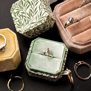 Custom Bezel Jane Engagement Ring