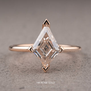 Lozenge Moissanite Engagement Ring, Charlize Setting