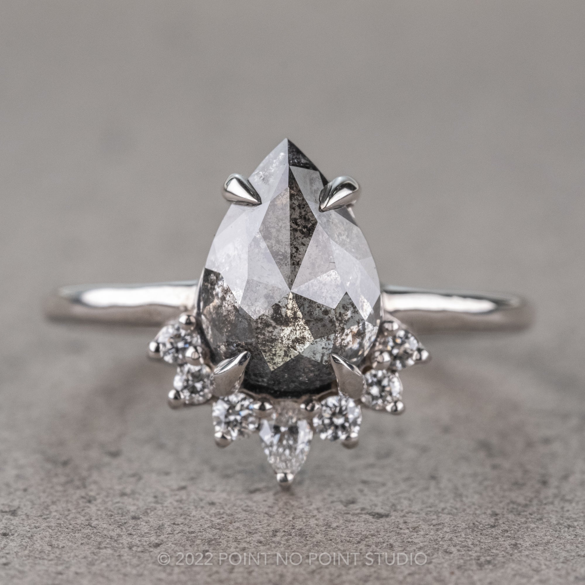 Pear Shaped Salt And Pepper Diamonds For Sale Salt And Pepper Pear