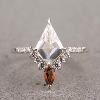 Kite Moissanite Engagement Ring, Avaline Setting