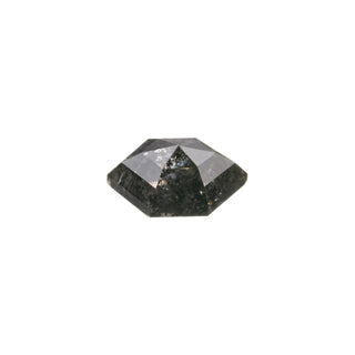 .92 Carat Black Rose Cut Hexagon Diamond