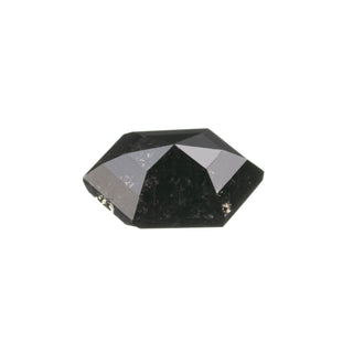 1.05 Carat Salt and Pepper Rose Cut Hexagon Diamond