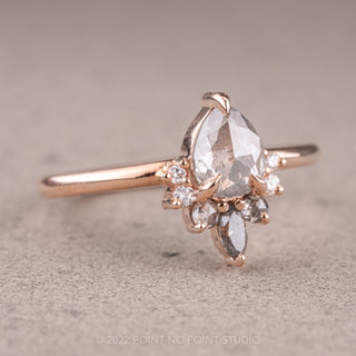 salt and pepper pear diamond