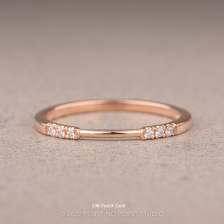 Harper Wedding Ring Cuff, 6 Diamond