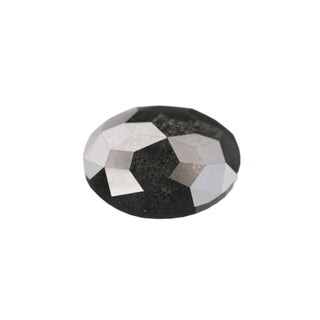 2.18 Carat Black Rose Cut Oval Diamond