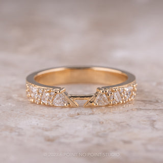 Stardust Wedding Ring Cuff, 3.5mm