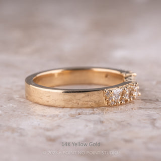 Stardust Wedding Ring Cuff, 3.5mm