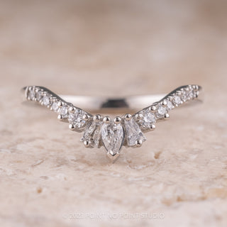 Birdie Wedding Ring, Platinum