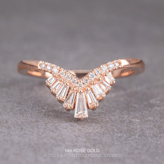 Large Mabel Wedding Ring, 22 Diamond