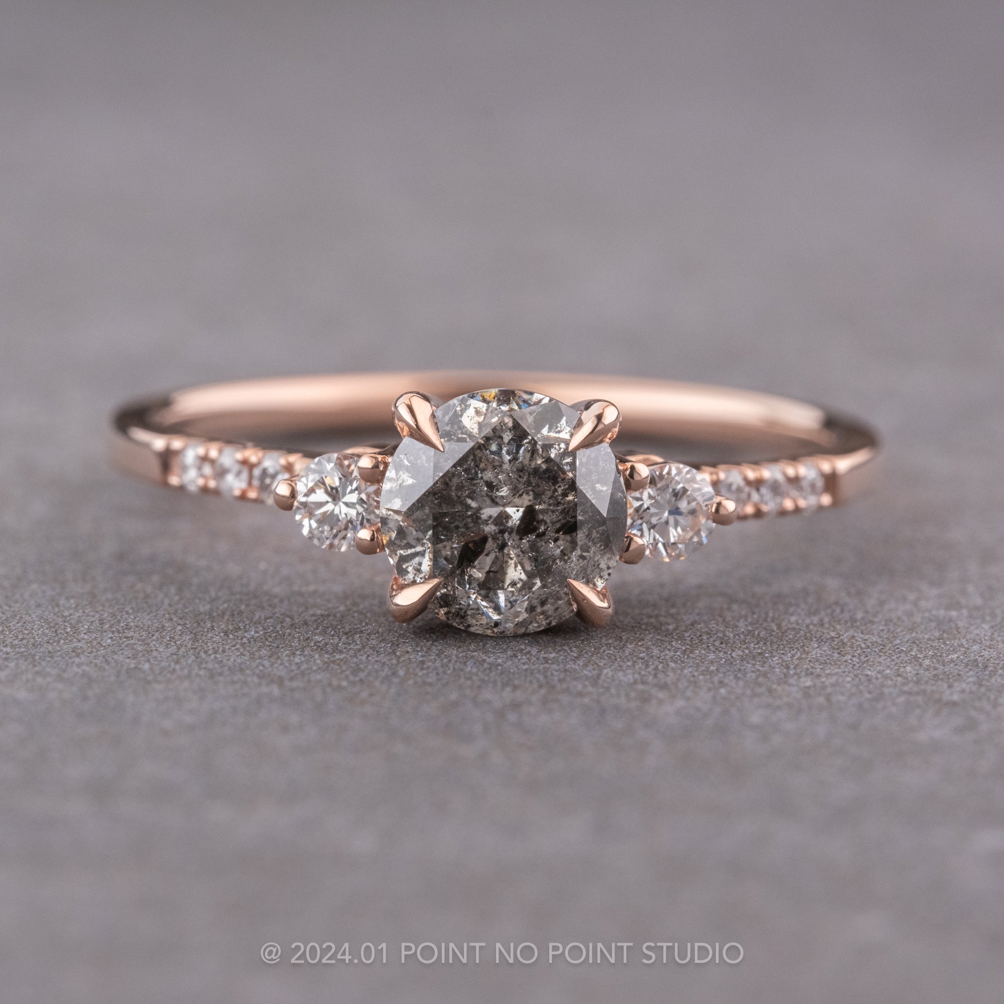 Simple Rose Gold Engagement Ring