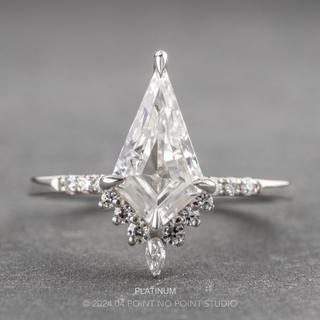 Kite Moissanite Engagement Ring, Avaline Setting