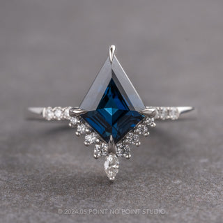 blue kite sapphire ring