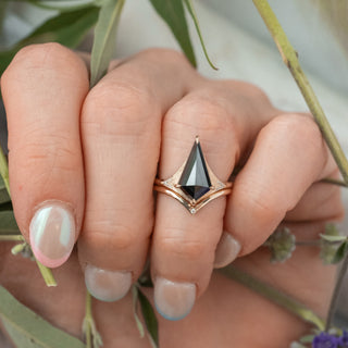 black diamond ring