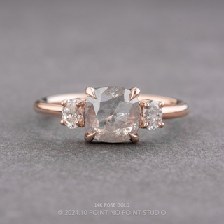1.65 Carat Icy White Cushion Diamond Engagement Ring, Zoe Setting