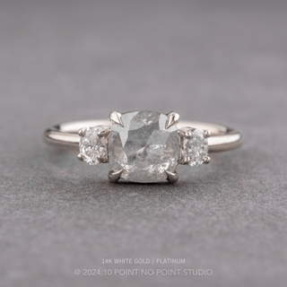 1.65 Carat Icy White Cushion Diamond Engagement Ring, Zoe Setting