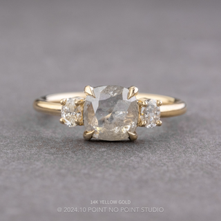 1.65 Carat Icy White Cushion Diamond Engagement Ring, Zoe Setting