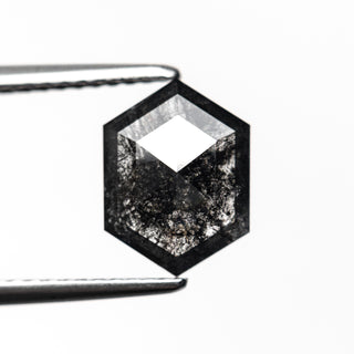 Black speckled Hexagon diamond