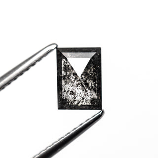 Black speckled rectangle diamond