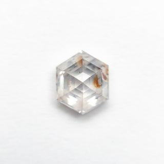 Icy white hexagon diamond