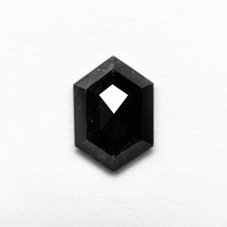 Black Rose Cut Hexagon Diamond