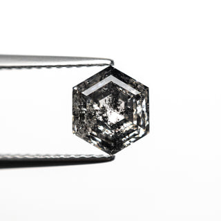 salt and pepper hexagon diamond