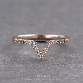 Victoria Wedding Ring, 17 Ombre Diamond