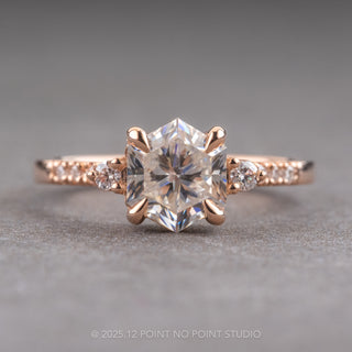 hexagon moissanite