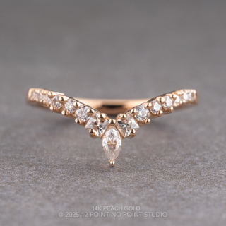 Willa Wedding Ring, 13 Moissanite