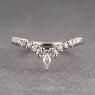 Willa Wedding Ring, 13 Moissanite