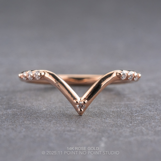 Novella Wedding Ring, 7 Diamond