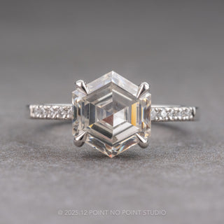 hexagon moissanite