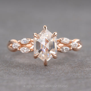 hexagon moissanite