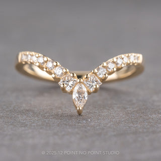Willa Wedding Ring, 15 Diamond
