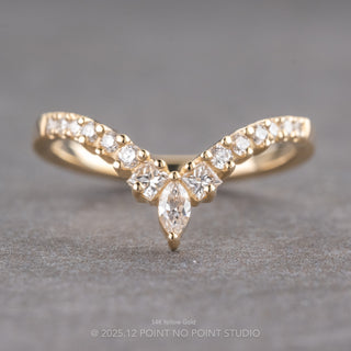 Willa Wedding Ring, 15 Diamond
