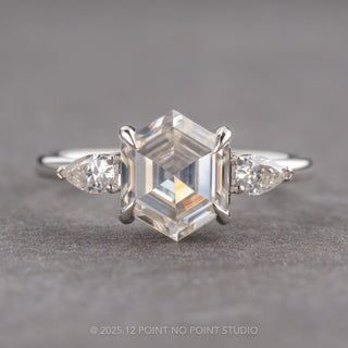 hexagon moissanite