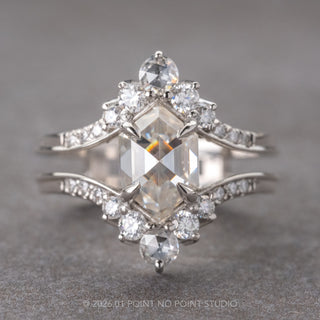 hexagon moissanite