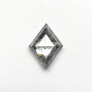 1.14 Carat Salt and Pepper Double Cut Lozenge Diamond