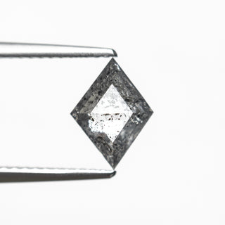 1.14 Carat Salt and Pepper Double Cut Lozenge Diamond