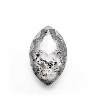 Salt and pepper marquise diamond