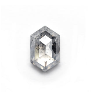 Icy white hexagon diamond