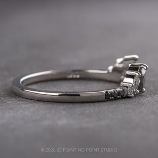 Chloe Wedding Ring Cuff, 12 Ombre Diamond