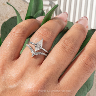 Kite Lab Diamond Engagement Ring, Lark Setting
