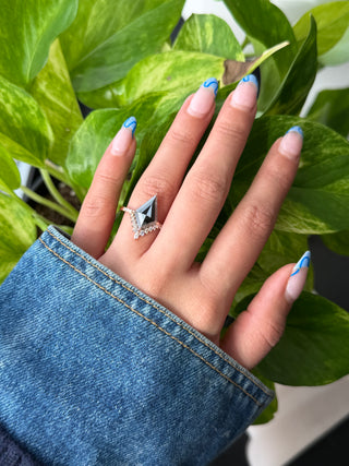 black diamond ring