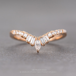 Mayer Wedding Ring, 15 Diamond